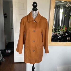Vintage Wool Oversized Coat Jacket. Made in England. M/L/XL